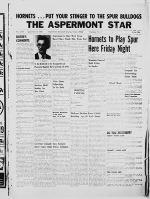 The Aspermont Star (Aspermont, Tex.), Vol. 69, No. 2, Ed. 1  Thursday, September 8, 1966