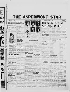 The Aspermont Star (Aspermont, Tex.), Vol. 69, No. 6, Ed. 1  Thursday, October 6, 1966
