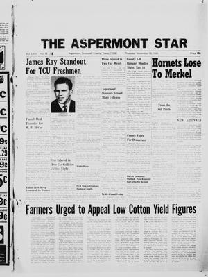 The Aspermont Star (Aspermont, Tex.), Vol. 69, No. 11, Ed. 1  Thursday, November 10, 1966