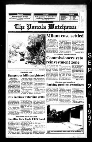 The Panola Watchman (Carthage, Tex.), Vol. 124, No. 77, Ed. 1 Wednesday, September 24, 1997