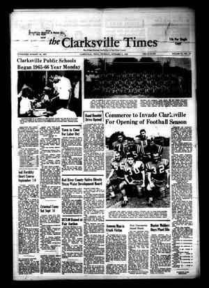 The Clarksville Times (Clarksville, Tex.), Vol. 93, No. 32, Ed. 1 Thursday, September 2, 1965