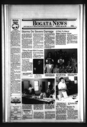 Primary view of object titled 'Bogata News (Bogata, Tex.), Vol. 81, No. 35, Ed. 1 Thursday, July 16, 1992'.