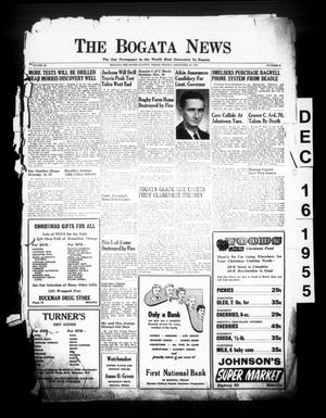 The Bogata News (Bogata, Tex.), Vol. 44, No. 9, Ed. 1 Friday, December 16, 1955