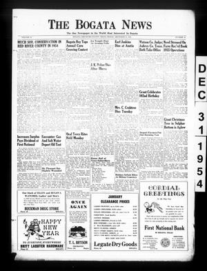 The Bogata News (Bogata, Tex.), Vol. 43, No. 11, Ed. 1 Friday, December 31, 1954