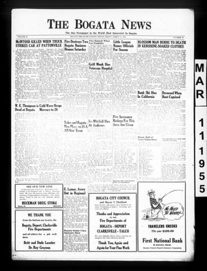 The Bogata News (Bogata, Tex.), Vol. 43, No. 21, Ed. 1 Friday, March 11, 1955