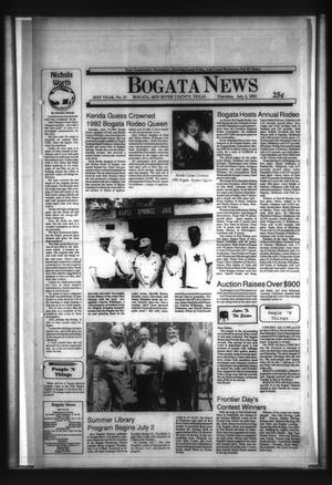 Bogata News (Bogata, Tex.), Vol. 81, No. 33, Ed. 1 Thursday, July 2, 1992