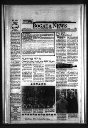 Bogata News (Bogata, Tex.), Vol. 79, No. 15, Ed. 1 Thursday, February 20, 1992