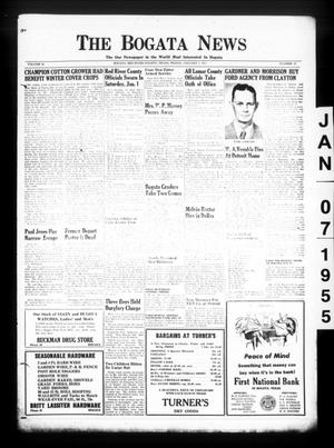 The Bogata News (Bogata, Tex.), Vol. 43, No. 12, Ed. 1 Friday, January 7, 1955