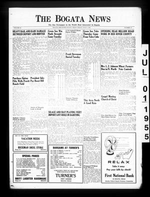 The Bogata News (Bogata, Tex.), Vol. 43, No. 37, Ed. 1 Friday, July 1, 1955