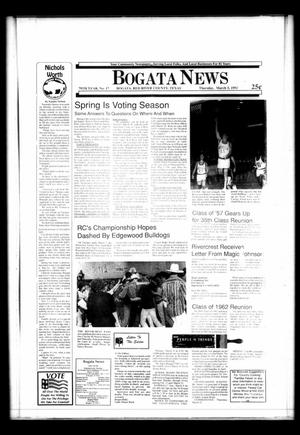 Bogata News (Bogata, Tex.), Vol. 79, No. 17, Ed. 1 Thursday, March 5, 1992