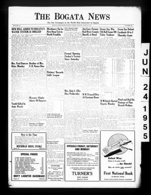 The Bogata News (Bogata, Tex.), Vol. 43, No. 36, Ed. 1 Friday, June 24, 1955