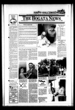 Primary view of object titled 'The Bogata News (Bogata, Tex.), Vol. 79, No. 3, Ed. 1 Thursday, October 26, 1989'.
