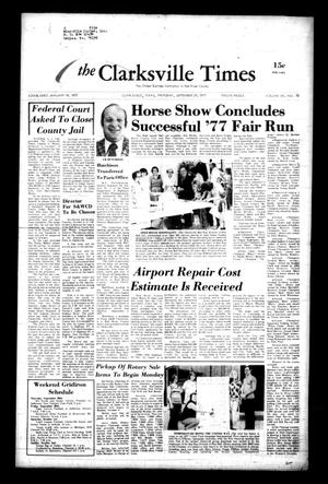 The Clarksville Times (Clarksville, Tex.), Vol. 105, No. 72, Ed. 1 Thursday, September 29, 1977
