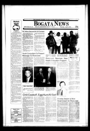 Primary view of object titled 'Bogata News (Bogata, Tex.), Vol. 79, No. 21, Ed. 1 Thursday, April 2, 1992'.