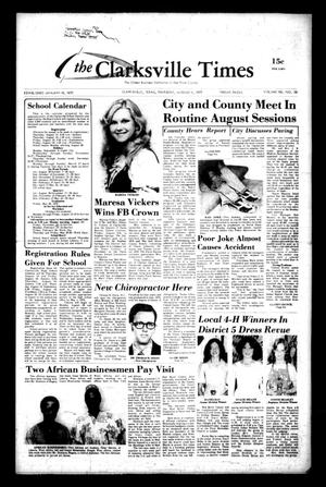 The Clarksville Times (Clarksville, Tex.), Vol. 105, No. 58, Ed. 1 Thursday, August 11, 1977