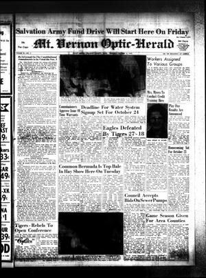 Mt. Vernon Optic-Herald (Mount Vernon, Tex.), Vol. 96, No. 4, Ed. 1 Thursday, October 15, 1970