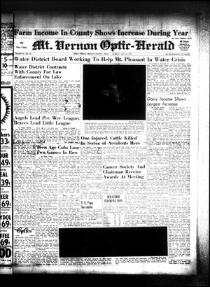 Mt. Vernon Optic-Herald (Mount Vernon, Tex.), Vol. 96, No. 40, Ed. 1 Thursday, June 24, 1971