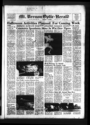 Mt. Vernon Optic-Herald (Mount Vernon, Tex.), Vol. 102, No. 6, Ed. 1 Thursday, October 21, 1976