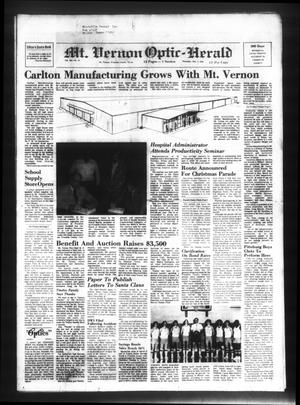 Mt. Vernon Optic-Herald (Mount Vernon, Tex.), Vol. 102, No. 12, Ed. 1 Thursday, December 2, 1976