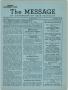 Thumbnail image of item number 1 in: 'The Message, Volume 1, Number 4, December 1946'.