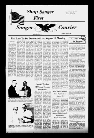 Sanger Courier (Sanger, Tex.), Vol. 81, No. 44, Ed. 1 Thursday, August 14, 1980