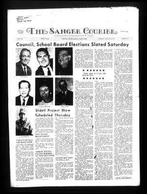 Primary view of object titled 'The Sanger Courier (Sanger, Tex.), Vol. 73, No. 26, Ed. 1 Thursday, March 30, 1972'.