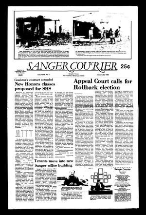 Primary view of object titled 'Sanger Courier (Sanger, Tex.), Vol. 89, No. 3, Ed. 1 Thursday, January 21, 1988'.