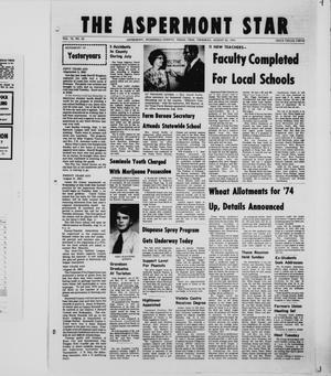 The Aspermont Star (Aspermont, Tex.), Vol. 75, No. 54, Ed. 1  Thursday, August 30, 1973
