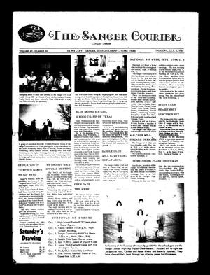 The Sanger Courier (Sanger, Tex.), Vol. 65, No. 50, Ed. 1 Thursday, October 1, 1964