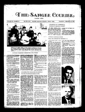Primary view of object titled 'The Sanger Courier (Sanger, Tex.), Vol. 66, No. 19, Ed. 1 Thursday, February 25, 1965'.