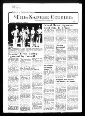 The Sanger Courier (Sanger, Tex.), Vol. [78], No. 25, Ed. 1 Thursday, March 18, 1976