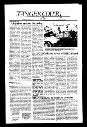 Sanger Courier (Sanger, Tex.), Vol. 88, No. 42, Ed. 1 Thursday, October 15, 1987