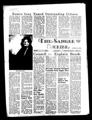 The Sanger Courier (Sanger, Tex.), Vol. 74, No. 20, Ed. 1 Thursday, February 15, 1973