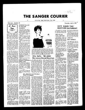 The Sanger Courier (Sanger, Tex.), Vol. 70, No. 36, Ed. 1 Thursday, June 5, 1969
