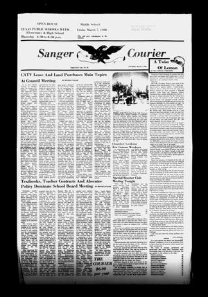 Sanger Courier (Sanger, Tex.), Vol. 81, No. 22, Ed. 1 Thursday, March 6, 1980