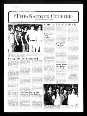 The Sanger Courier (Sanger, Tex.), Vol. [78], No. 22, Ed. 1 Thursday, February 26, 1976