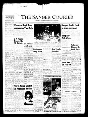 Primary view of object titled 'The Sanger Courier (Sanger, Tex.), Vol. 63, No. 38, Ed. 1 Thursday, July 12, 1962'.