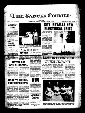 The Sanger Courier (Sanger, Tex.), Vol. 64, No. 42, Ed. 1 Thursday, August 22, 1963