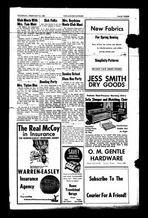 The Sanger Courier (Sanger, Tex.), Vol. [63], No. [18], Ed. 1 Thursday, February 22, 1962