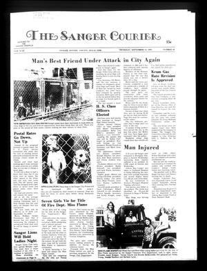 Primary view of object titled 'The Sanger Courier (Sanger, Tex.), Vol. 77, No. 50, Ed. 1 Thursday, September 11, 1975'.