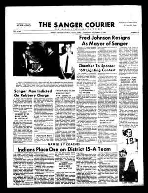 Primary view of object titled 'The Sanger Courier (Sanger, Tex.), Vol. 71, No. 2, Ed. 1 Thursday, December 11, 1969'.