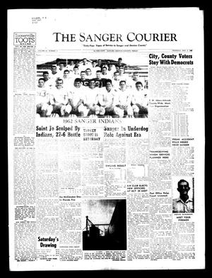 Primary view of object titled 'The Sanger Courier (Sanger, Tex.), Vol. 64, No. 3, Ed. 1 Thursday, November 8, 1962'.