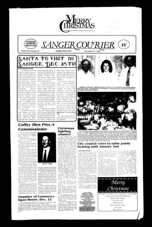 Primary view of object titled 'Sanger Courier (Sanger, Tex.), Vol. 90, No. 48, Ed. 1 Thursday, December 21, 1989'.
