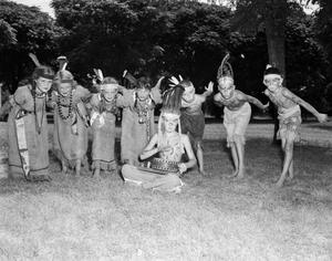 [Children Dressed as Indians]