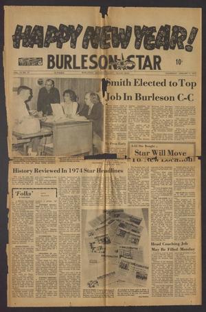Burleson Star (Burleson, Tex.), Vol. 10, No. 10, Ed. 1 Thursday, January 2, 1975