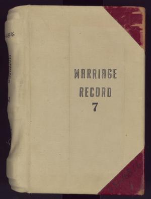 Travis County Clerk Records: Marriage Record 7