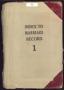 Thumbnail image of item number 1 in: 'Travis County Clerk Records: Marriage Record Index 1'.