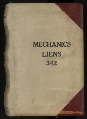 Travis County Deed Records: Deed Record 342 - Mechanics Liens