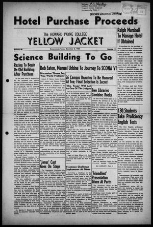 The Howard Payne College Yellow Jacket (Brownwood, Tex.), Vol. 48, No. 11, Ed. 1  Friday, December 2, 1960
