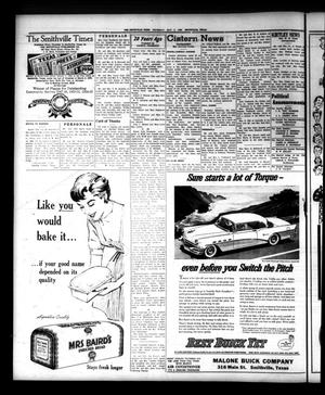 Primary view of object titled 'The Smithville Times Transcript and Enterprise (Smithville, Tex.), Vol. [65], No. [18], Ed. 1 Thursday, May 3, 1956'.